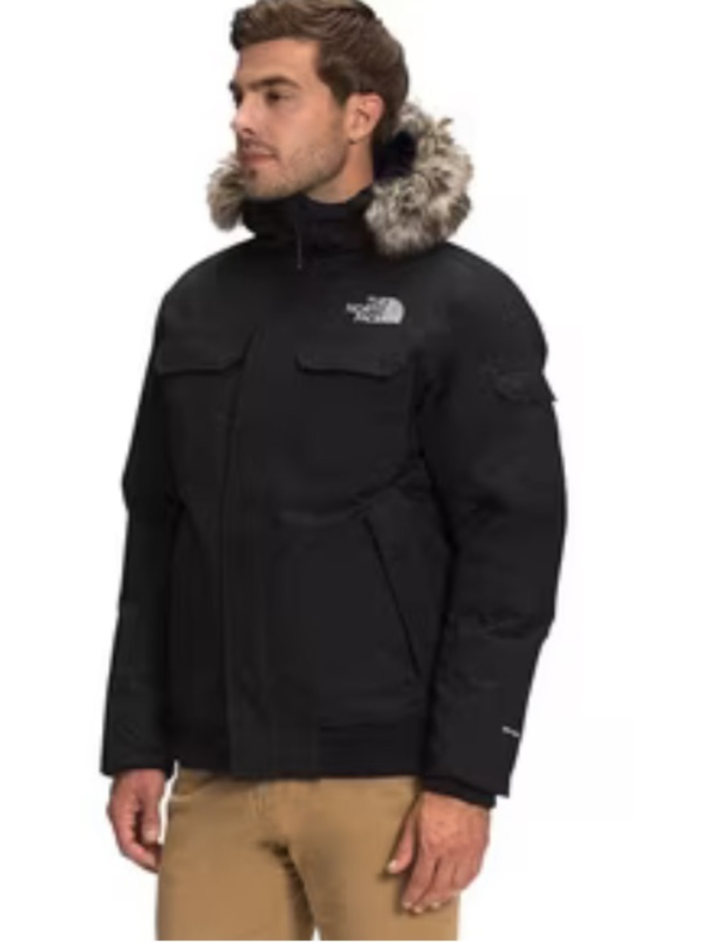 NWOT The North Face Men Gotham III Hooded Down Black Jacket Size XL|TG
